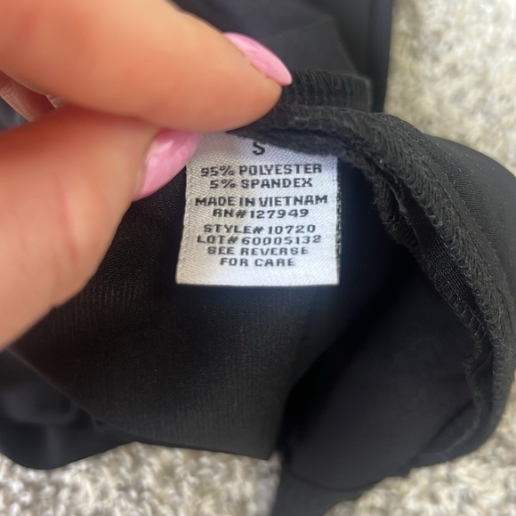 Black Detailed Dress with slit - Picture 4 of 4